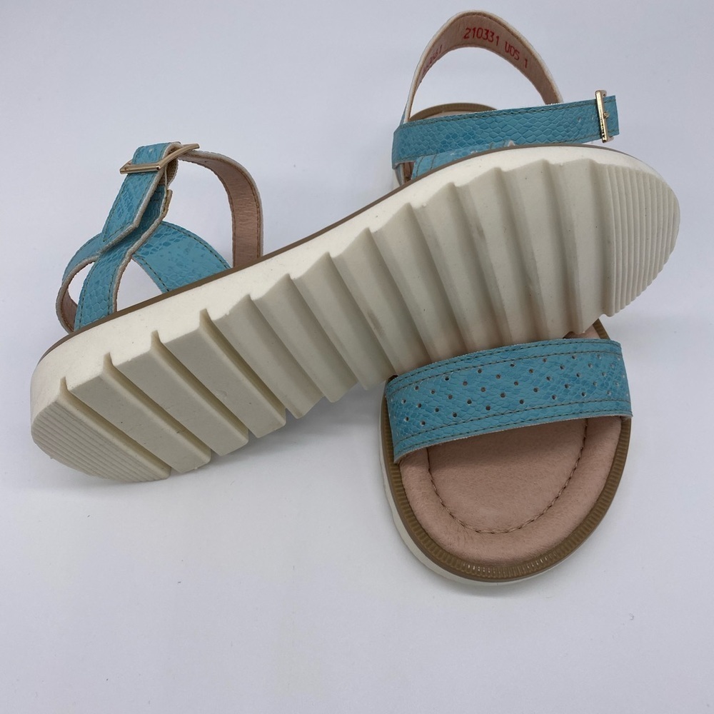 One35 Ankle Strap Sandals S.Dunas Fresh Celeste - Picture 2 of 4